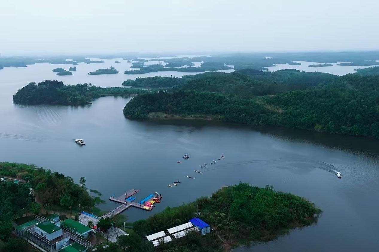 成都三岔湖国际水上运动中心正式启用 2025世运会