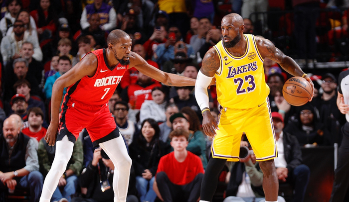 火箭提前锁定季后赛对阵湖人或掘金 杜兰特能否